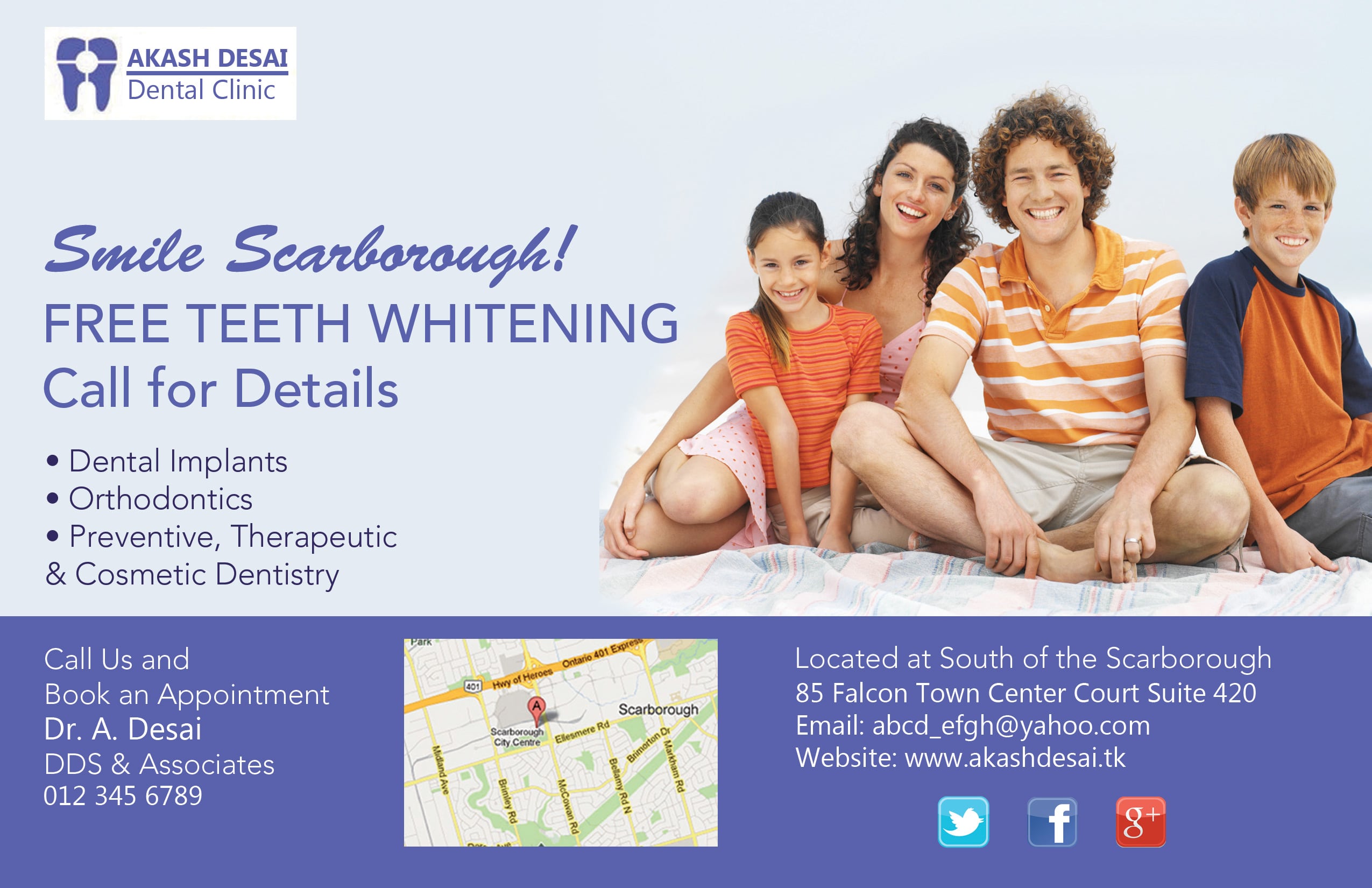 Dental Clinic Pamphlet